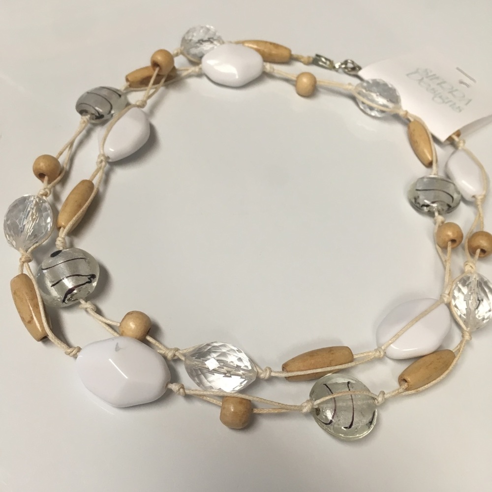 Natural Long Beaded Necklace